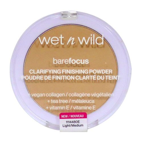 Wet N Wild - Bare Focus Clarifying Finishing Powder - Light/Medium Poudre De Finition Claire À Moyenne Clair À Moyen - 6g 6 G 