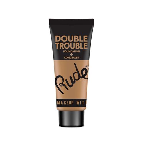 Rude Cosmetics - Rude Double Trouble Foundation + Concealer - Fair Fond De Teint Fond De Teint 30 Ml 