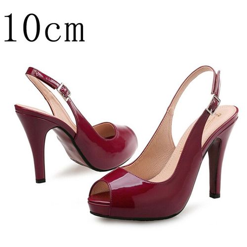 Escarpins Peep Parker À Talons Hauts Pour Femmes,Chaussures À Plateforme Pour Robe De Soirée,Sandales De Luxe,Été,Automne,Grande Taille,43,2021