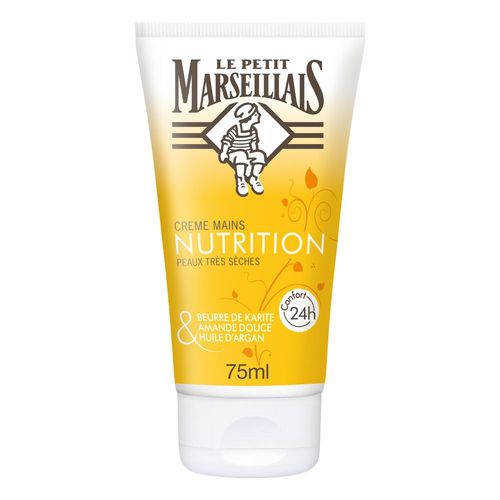 Le Petit Marseillais - Crème Mains - Nourrissante Peaux Très Sèches Tube 75 Ml Mains 