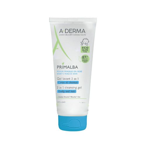 A-Derma - A-Derma Primalba Gel Lavant Douceur Bébé 2 En1 Corps Et Cheveux 200ml 