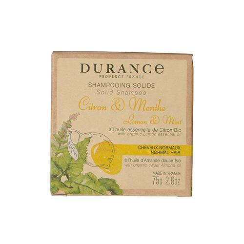 Durance - Citron Menthe Shampooing Solide Cheveux Normaux 75 G 
