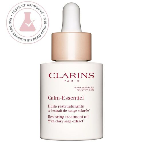 Clarins - Calm-Essentiel Huile Restructurante Al?Extrait De Sauge Sclarée* Soin Visage Peaux Sensibles 30 Ml 