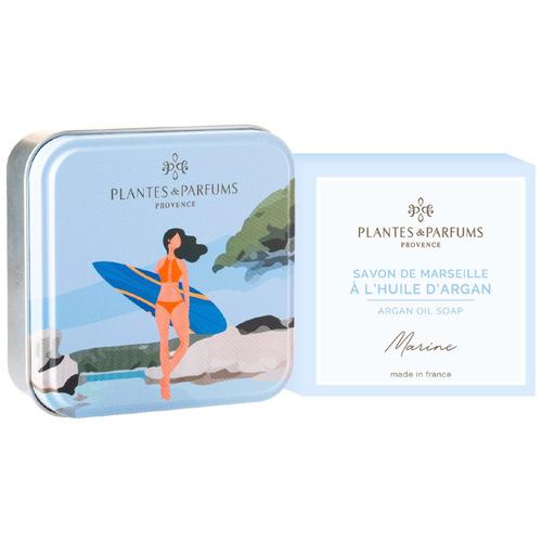 Plantes Et Parfums - Surf Savon Marine Boîte Métal Carrée 100 G 
