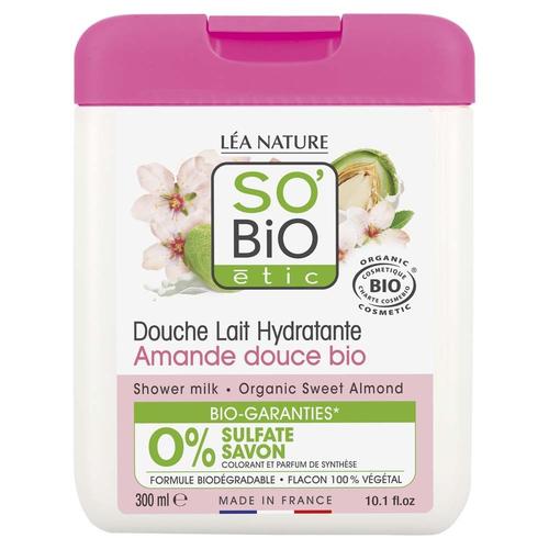 So Bio Etic - Douche Lait Hydratante¹, Amande Douce Bio 300 Ml 