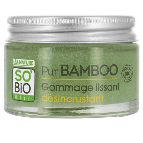 So Bio Etic - Gommage Lissant Désincrustant, Tous Types De Peaux, Pur Bamboo 50 Ml 