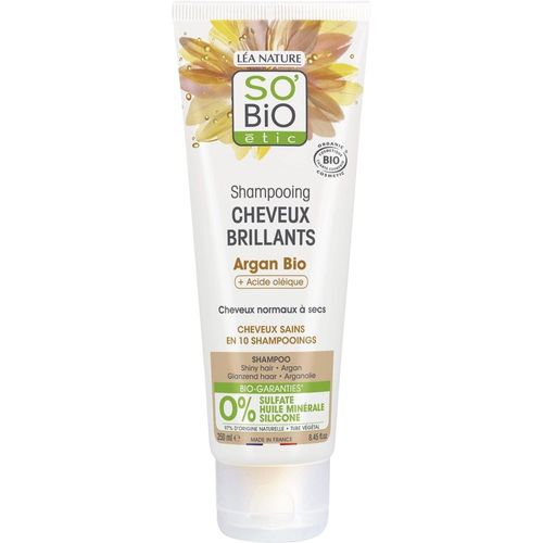 So Bio Etic - Shampooing Cheveux Brillants, Argan Bio&acide Oléique 250 Ml 