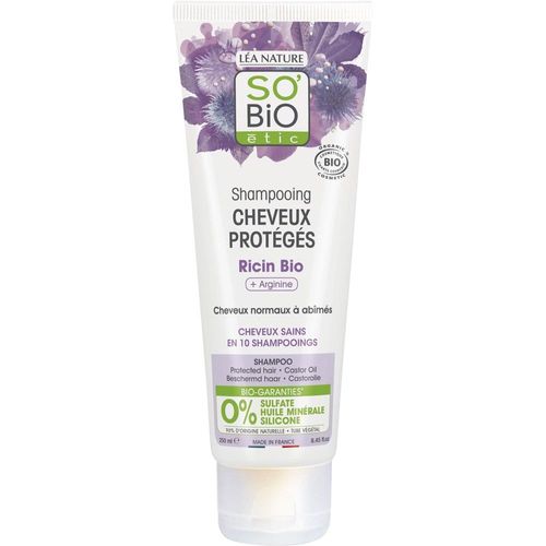 So Bio Etic - Shampooing Cheveux Protégés, Ricin Bio&arginine 250 Ml 