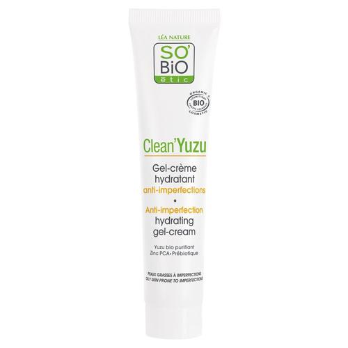 So Bio Etic - Gel-Crème Hydratant¹ Anti-Imperfections, Clean'yuzu Gel Crème 40 Ml 