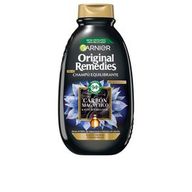 Garnier - Original Remedies Shampoing Au Charbon Magnétique Garnier Tonique Pour Les Cheveux 300 Ml 