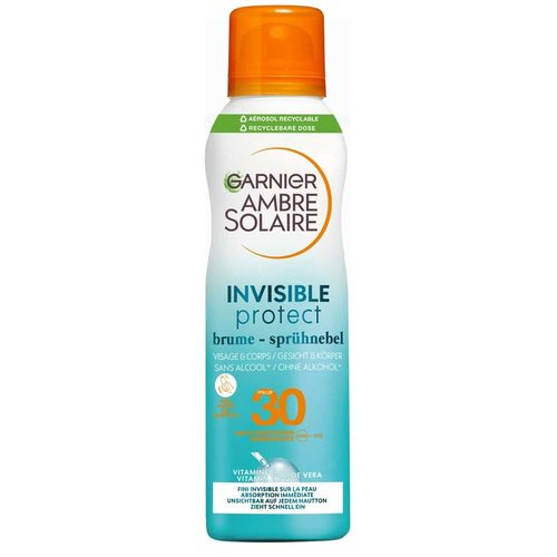 Garnier - Ambre Solaire Invisible Protect Brume Solaire Invisible Haute Protection Fps30 200 Ml 