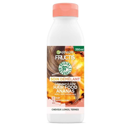 Garnier - Fructis Hair Food Démêlant Longueurs&glow À L'ananas 350 Ml 