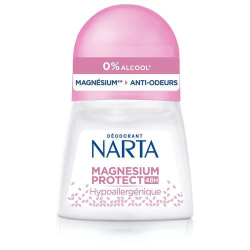 Narta - Narta Magnesium Protect Déodorant Bille Femme Anti-Transpirant 48h 50 Ml 