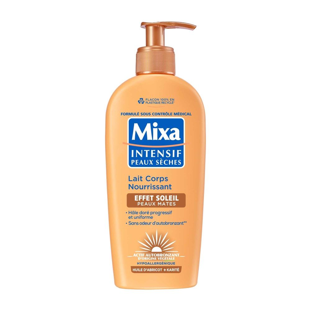 Mixa - Mixa Intensif Peaux Sèches Lait Corps Autobronzant Peaux Mates 250 Ml 