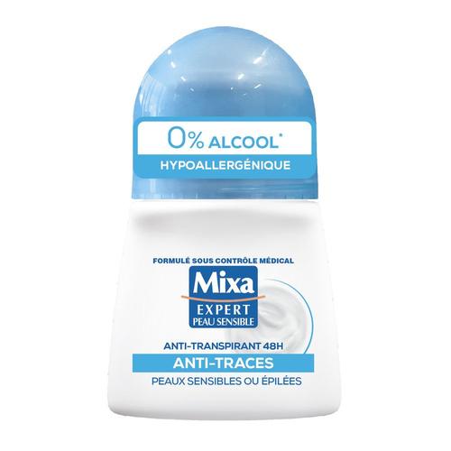 Mixa - Expert Peau Sensible Déodorant Anti-Transpirant 48h Anti-Traces 50 Ml 