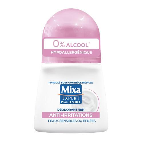 Mixa - Expert Peau Sensible Déodorant Anti-Irritations 48h 50 Ml 