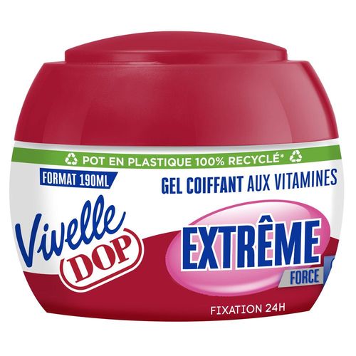 Dop - Vivelle Dop Gel Coiffant Fixation Extrême Force 8 190 Ml 