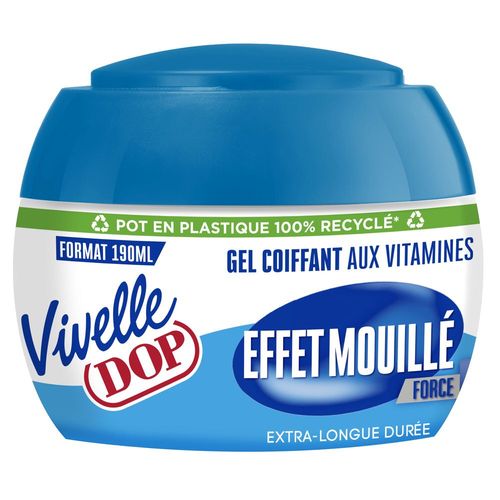 Dop - Vivelle Dop Gel Coiffant Effet Mouillé Fixation Longue Durée Force 5 190 Ml 