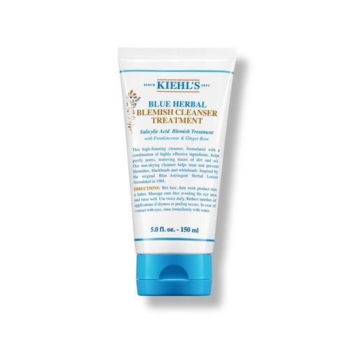 Kiehl's - Blue Herbal Gel Cleanser Nettoyant Visage Purifiant Anti-Imperfections Pour Peaux Jeunes 150 Ml 