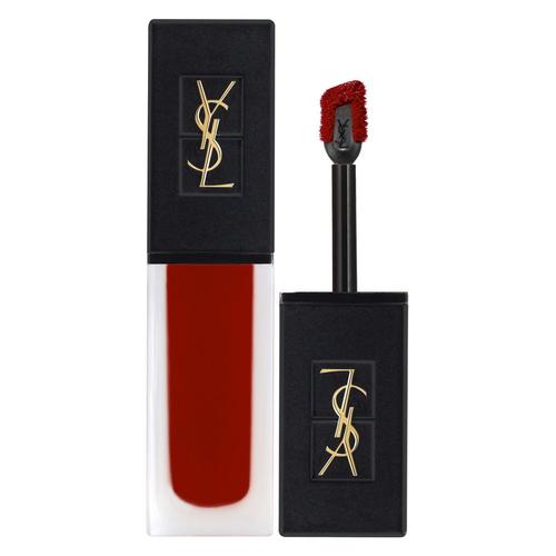 Yves Saint Laurent - Tatouage Couture Velvet Cream Rouge À Lèvres Mat Effet Velours Longuetenue N°212 Rouge Rebel 6 Ml 