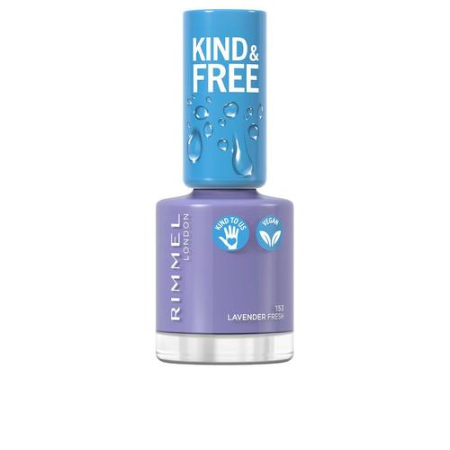 Rimmel London - Kind&free Nail Polish #153-Lavender Light Crayon Blanc Pour Ongles 8 Ml 