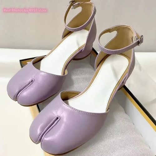 Chaussures Escarpins Split Parker Ninja Tabi Pour Femmestalons De 6cm Et 3.5cmchaussures Talons Hauts Rondssandales Peu Profondes Avec Sangle