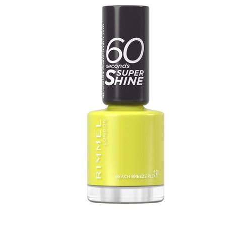 Rimmel London - 60 Secondes Super Brillance #155-Brise De Plage S&#39il Vous Plaît Rimmel London Crayon Blanc Pour Ongles 8 Ml 