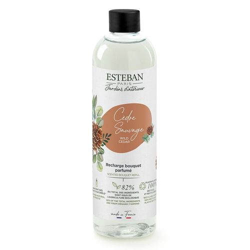 Esteban - Cèdre Sauvage Recharge Bouquet Parfumé 250ml 25 Ml 