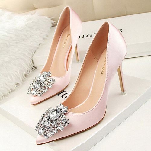 Chaussures Bigtreeescarpins Talons Hauts Pour Femmechaussures De Mariage Sexystrass Luxueuxstilettoixfemme