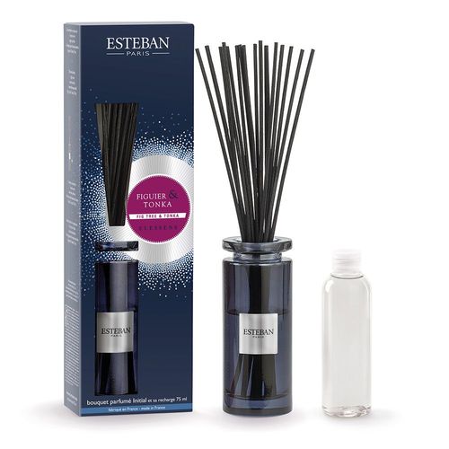 Esteban - Figuier&tonka Bouquet Parfumé Initial Et Sa Recharge 75 Ml 
