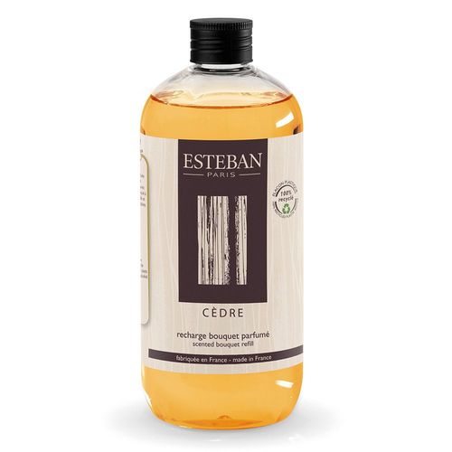 Esteban - Cèdre Recharge Pour Bouquet Parfumé 500 Ml 