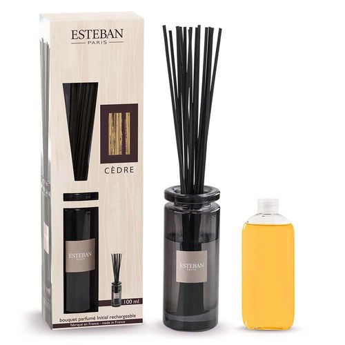 Esteban - Cèdre Bouquet Parfumé Initial Et Sa Recharge 100 Ml 