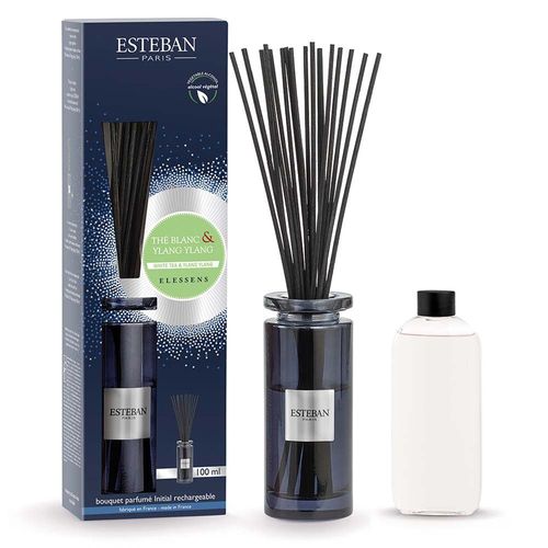 Esteban - Thé Blanc&ylang Ylang Bouquet Parfumé Initial Et Sa Recharge 100 Ml 