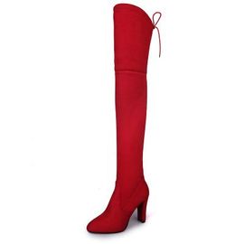 Chaussures Bottes De Fête Sexy Pour Femmeschaussures En Cuir Suédé La Mode