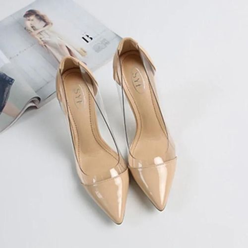 Escarpins À Talons Hauts En Pvc Transparent Pour Femmes,Chaussures Pointues Sexy,Chaussures De Soirée Léopard Et Mars,Escarpins À Talons Fins Pour Dames,Taille 40,2021