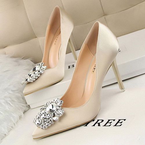 Chaussures Bigtreeescarpins Talons Hauts Pour Femmechaussures De Mariage Sexystrass Luxueuxstilettoixfemme