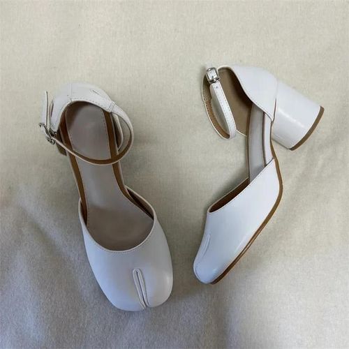 Chaussures Escarpins Split Parker Ninja Tabi Pour Femmestalons De 6cm Et 3.5cmchaussures Talons Hauts Rondssandales Peu Profondes Avec Sangle