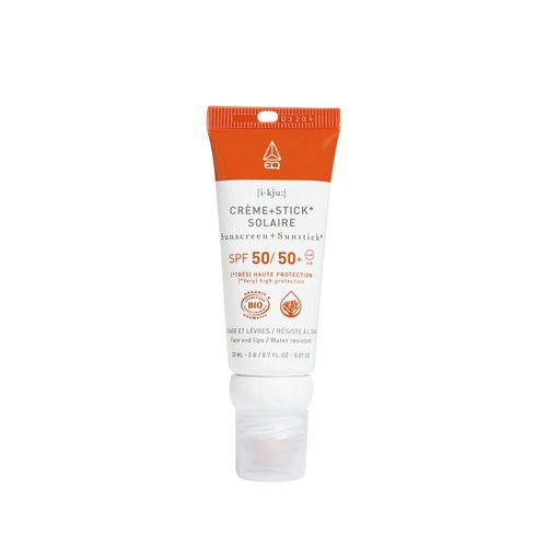 Eq France - Combi Stick Spf50+ 2gr / Crème Spf50 20ml Bio Creme Solaire 20 Ml 