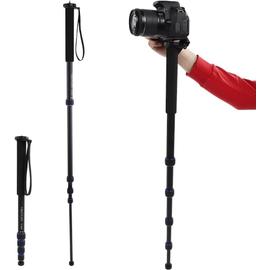 Monopode de caméra de 48 pouces, pôle extensible à 6 sections, bâton  unipode télescopique, monopode de photographie léger pour appareil photo  reflex