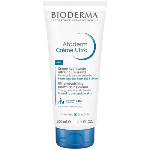 Bioderma - Atoderm Crème Ultra Peaux Sensibles Et Sèches Visage Corps 200 Ml 