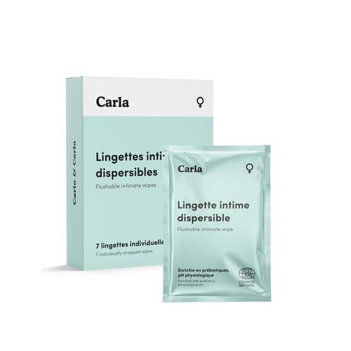 Carlo&carla - Boîte De 7 Lingettes Intimes Individuelles Pour Femme 0 Déchet Certifiées Bio Lingettes 7 Un 