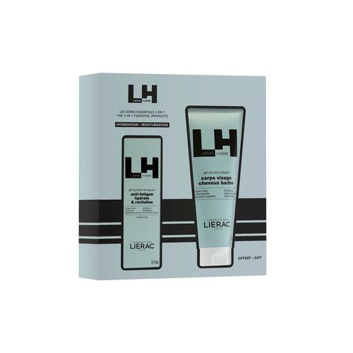 Lierac - Lierac Homme Coffret Gel Hydratant Énergisant 50ml + Douche 200ml Offert Coffret 1 Unité 