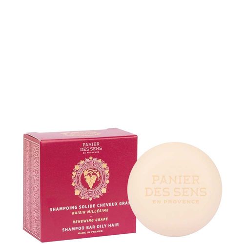 Panier Des Sens - Shampoing Solide Cheveux Gras | Raisin Millésime Shampooing Solide 75 G 