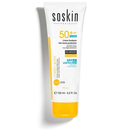 Soskin - Low-Tox® Crème Fondante Très Haute Protection Spf50+ 125 Ml 