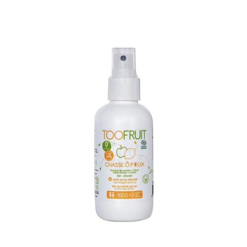 Toofruit - Chasse O Poux, Spray Préventif Bio Pomme - Citron Spray Répulsif 125 Ml 
