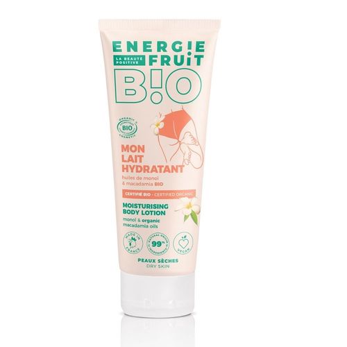 Energie Fruit - Mon Doux Lait Bio Hydratant | Huiles Demonoi&macadamia 99% Lait Corps Certifié 200 Ml 