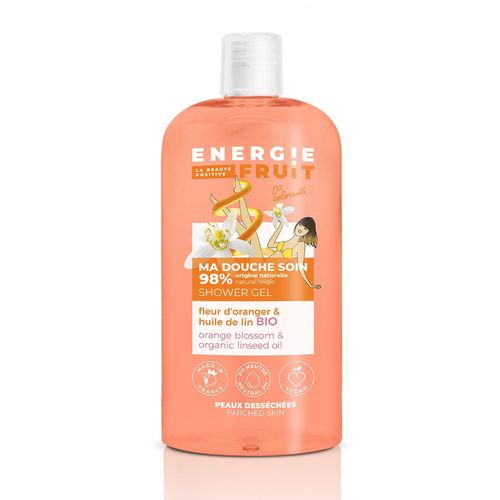 Energie Fruit - Ma Douche Soin | Fleur D'oranger&huile De Lin Bio Gel Douche Ph Neutre 500 Ml 