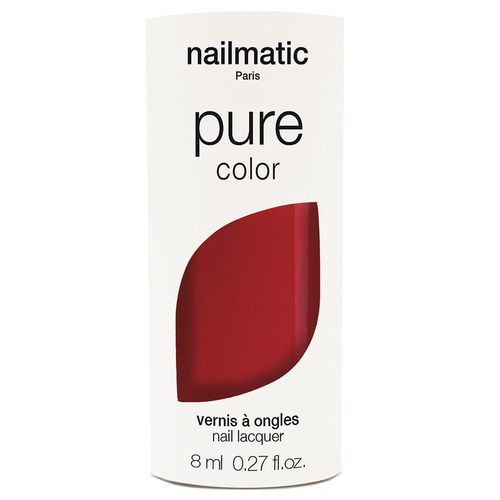 Nailmatic - Pure Color Dita Vernis À Ongles Biosourcé Jusqu'à 84% Rouge Pur 8 Ml 