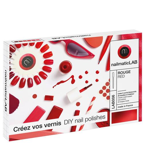 Nailmatic - Coffret Nailmatic Lab Coffret Diy- 5 Flacons - Rouge Les Rouge 1 Unité 