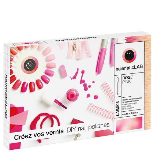 Nailmatic - Coffret Nailmatic Lab Coffret Diy- 5 Flacons - Rose Les Roses 1 Unité 